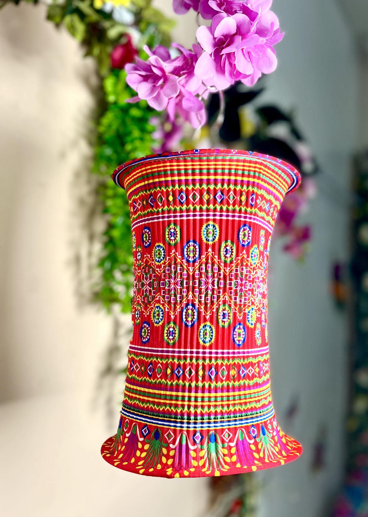 Vietnamese Hmong Lampshade - Medium