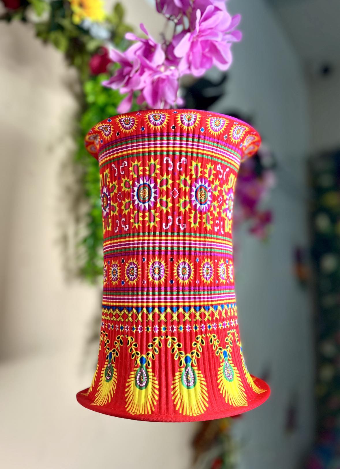 Vietnamese Hmong Lampshade - Medium