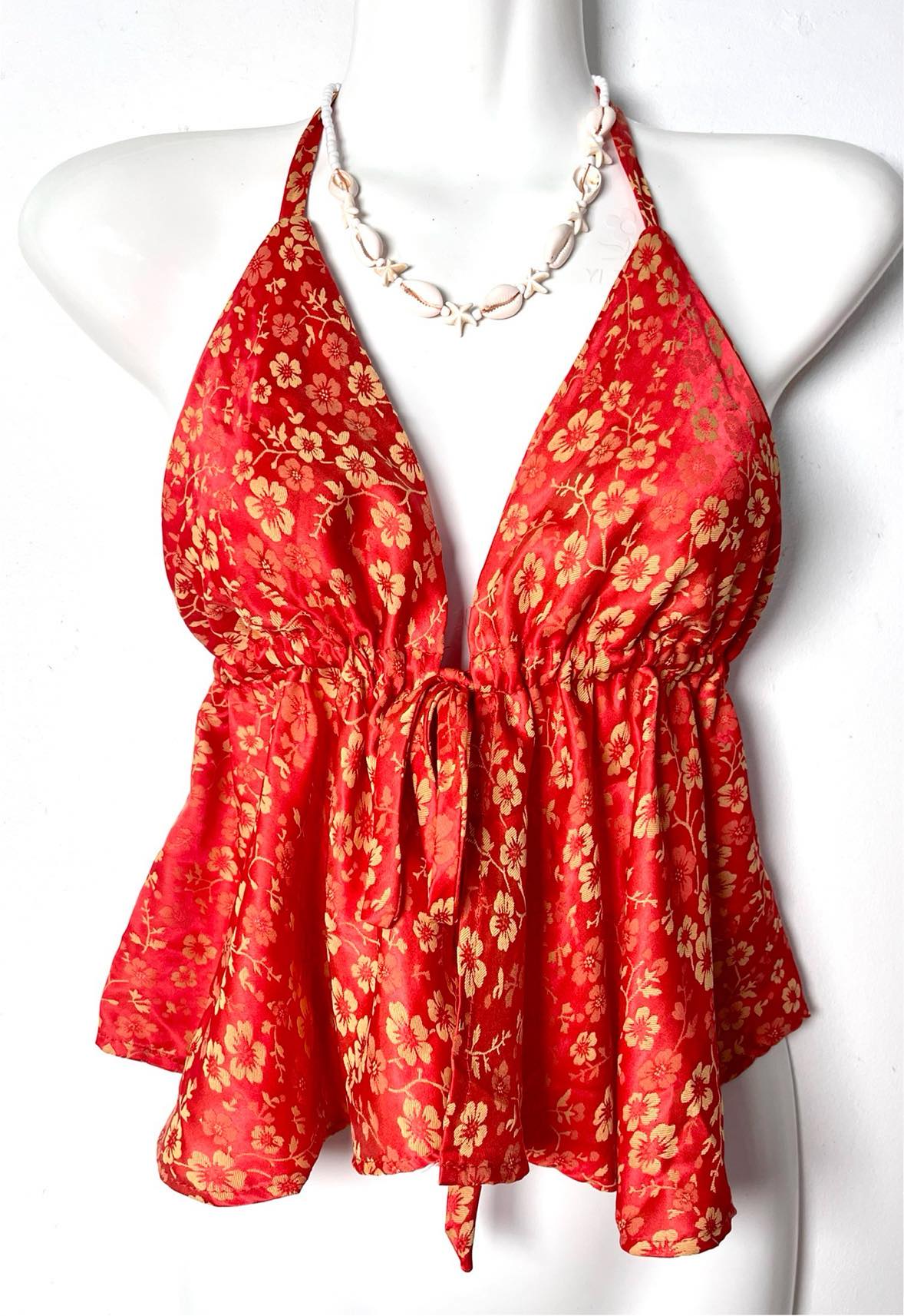 Vietnamese Silk Babydoll Top