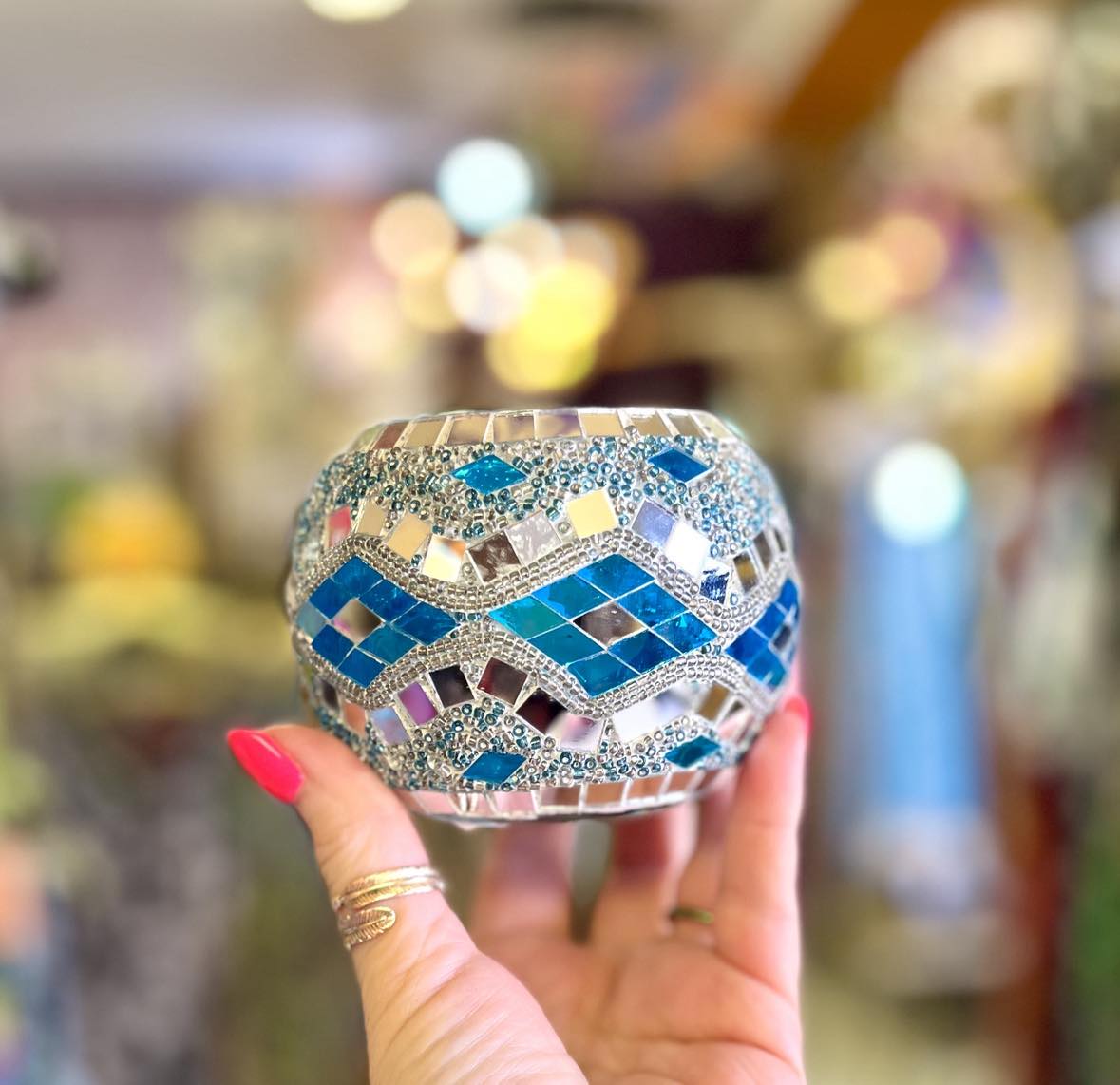 Mosaic Tealight Holders