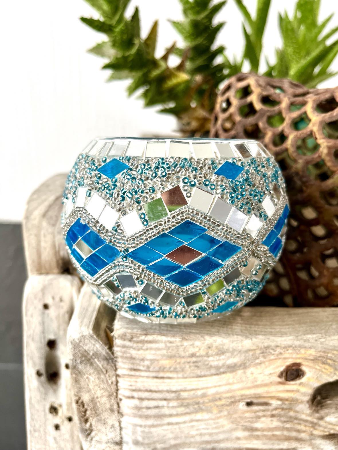 Mosaic Tealight Holders