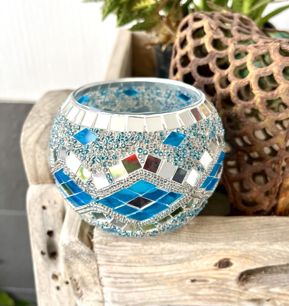 Mosaic Tealight Holders