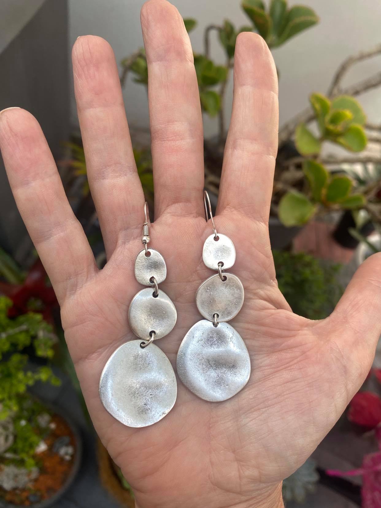 Anatoli Silver Earings