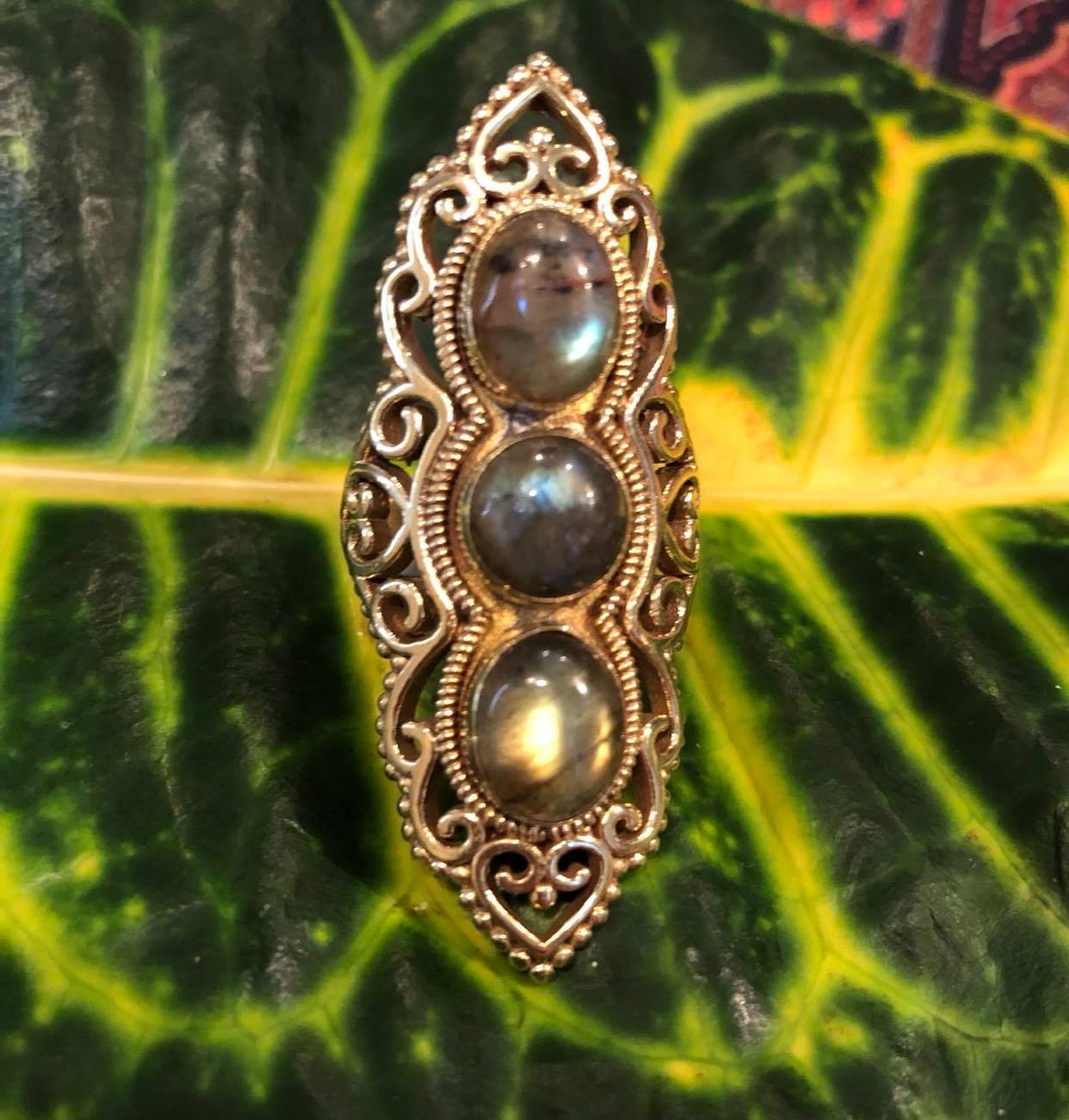 3 Stone Statement Ring