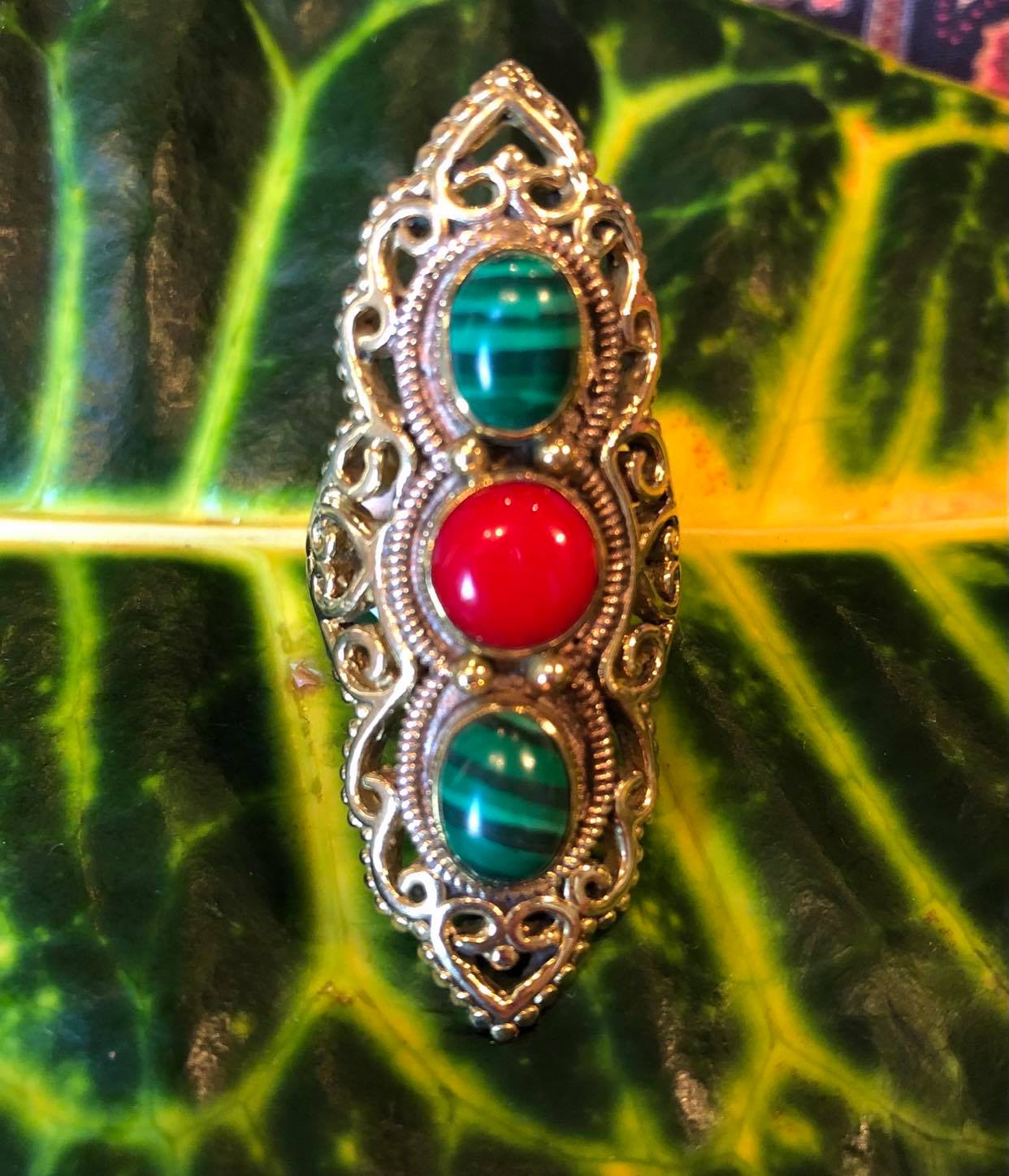 3 Stone Statement Ring