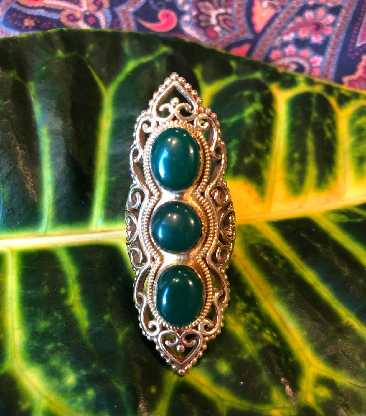 3 Stone Statement Ring