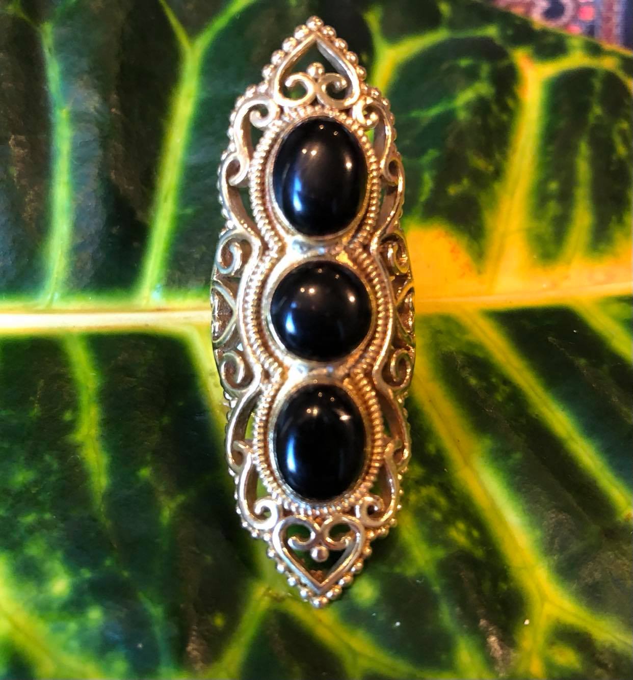 3 Stone Statement Ring