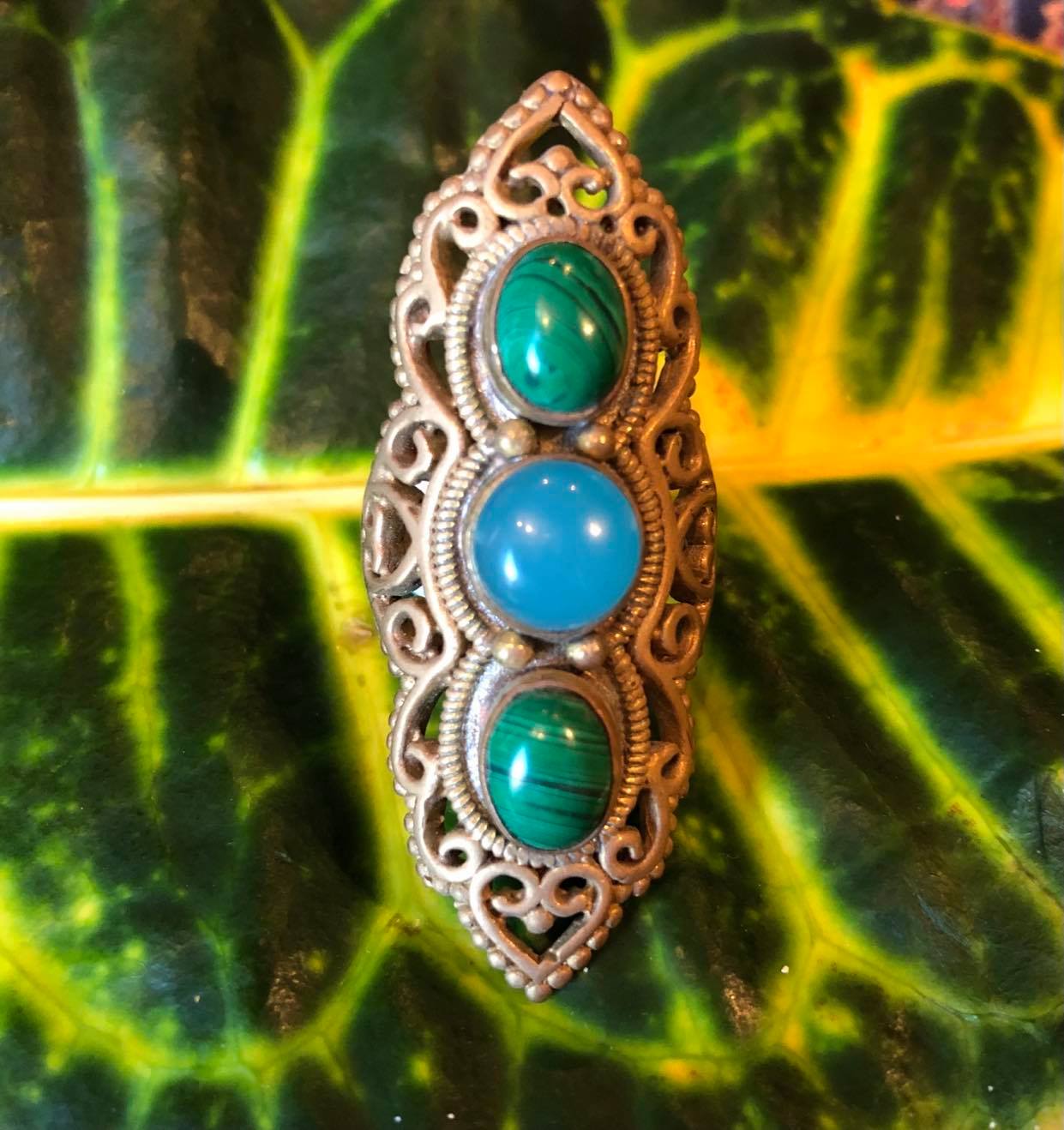 3 Stone Statement Ring