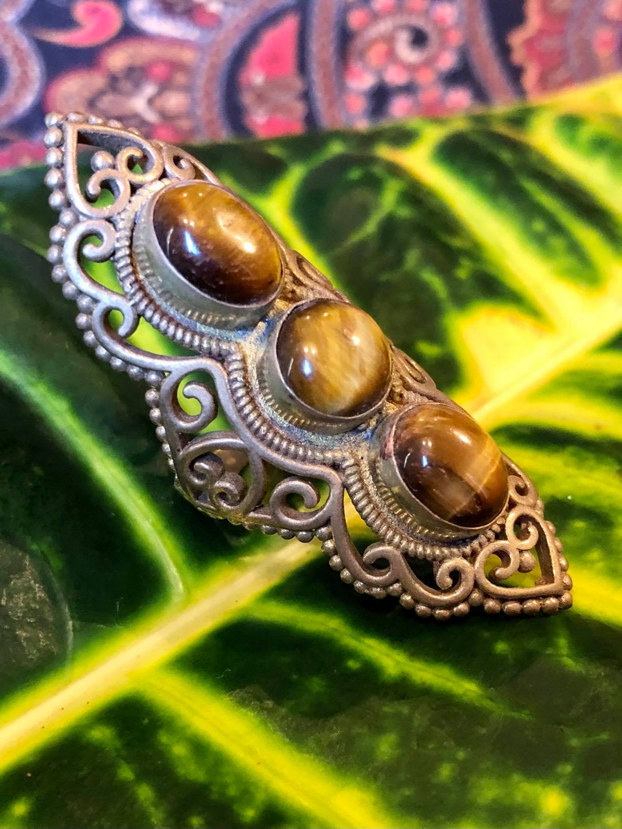 3 Stone Statement Ring