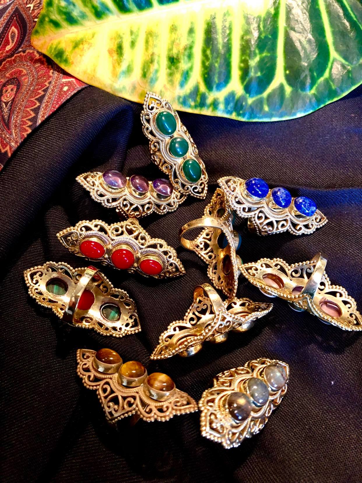 3 Stone Statement Ring