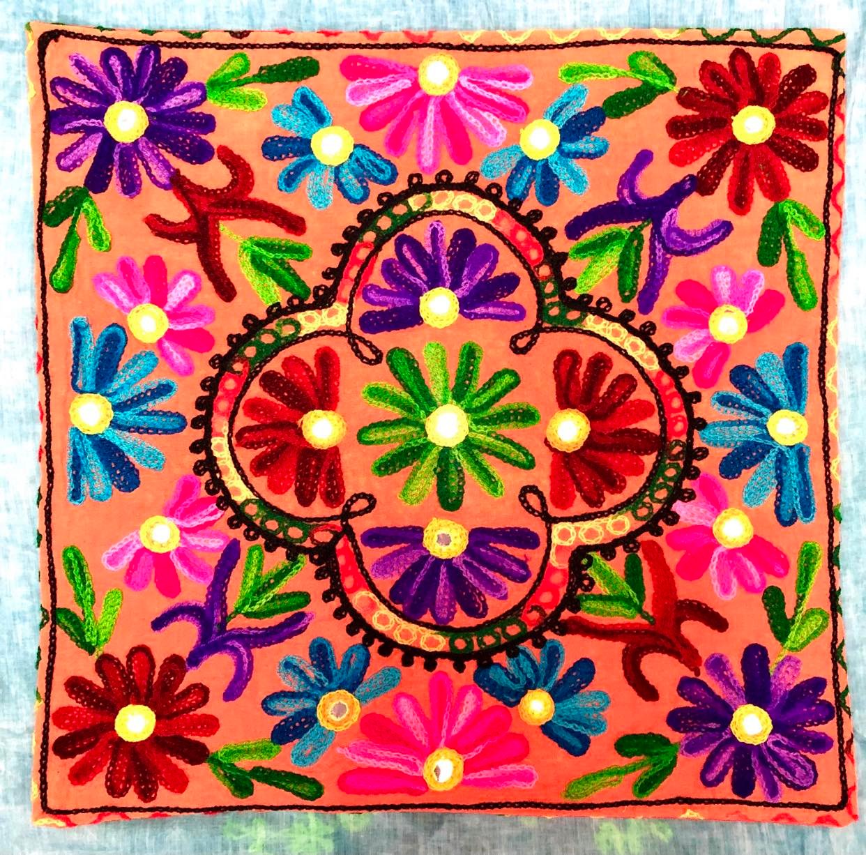 Embroidered Cushion Covers