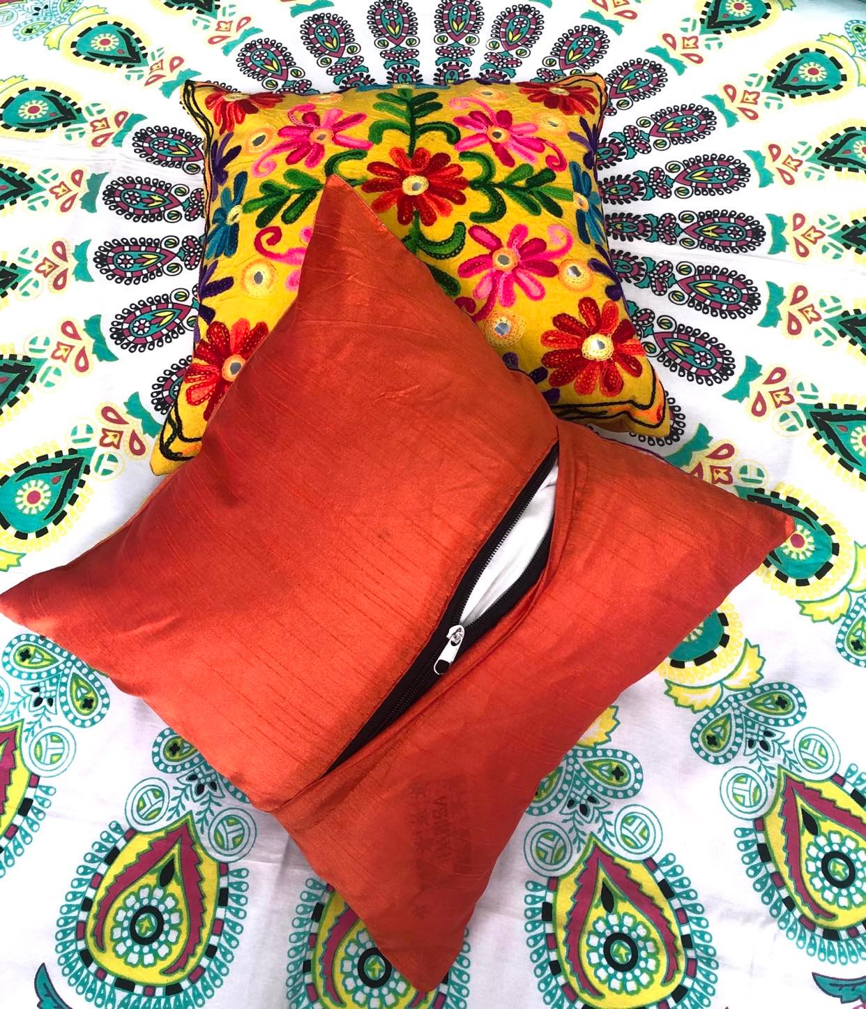 Embroidered Cushion Covers
