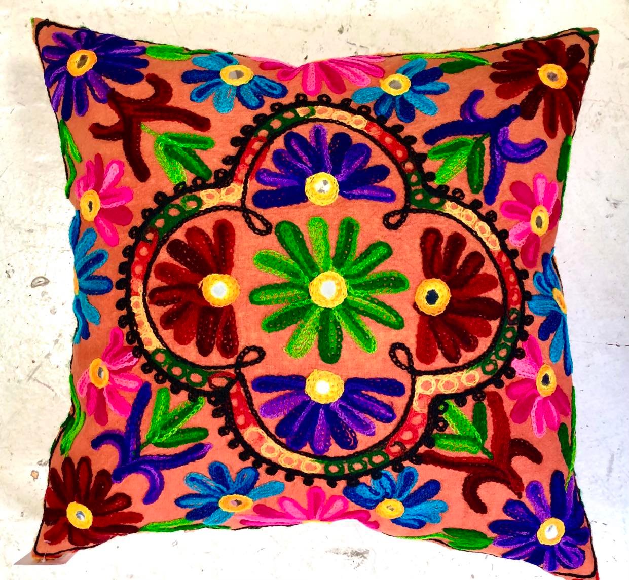 Embroidered Cushion Covers