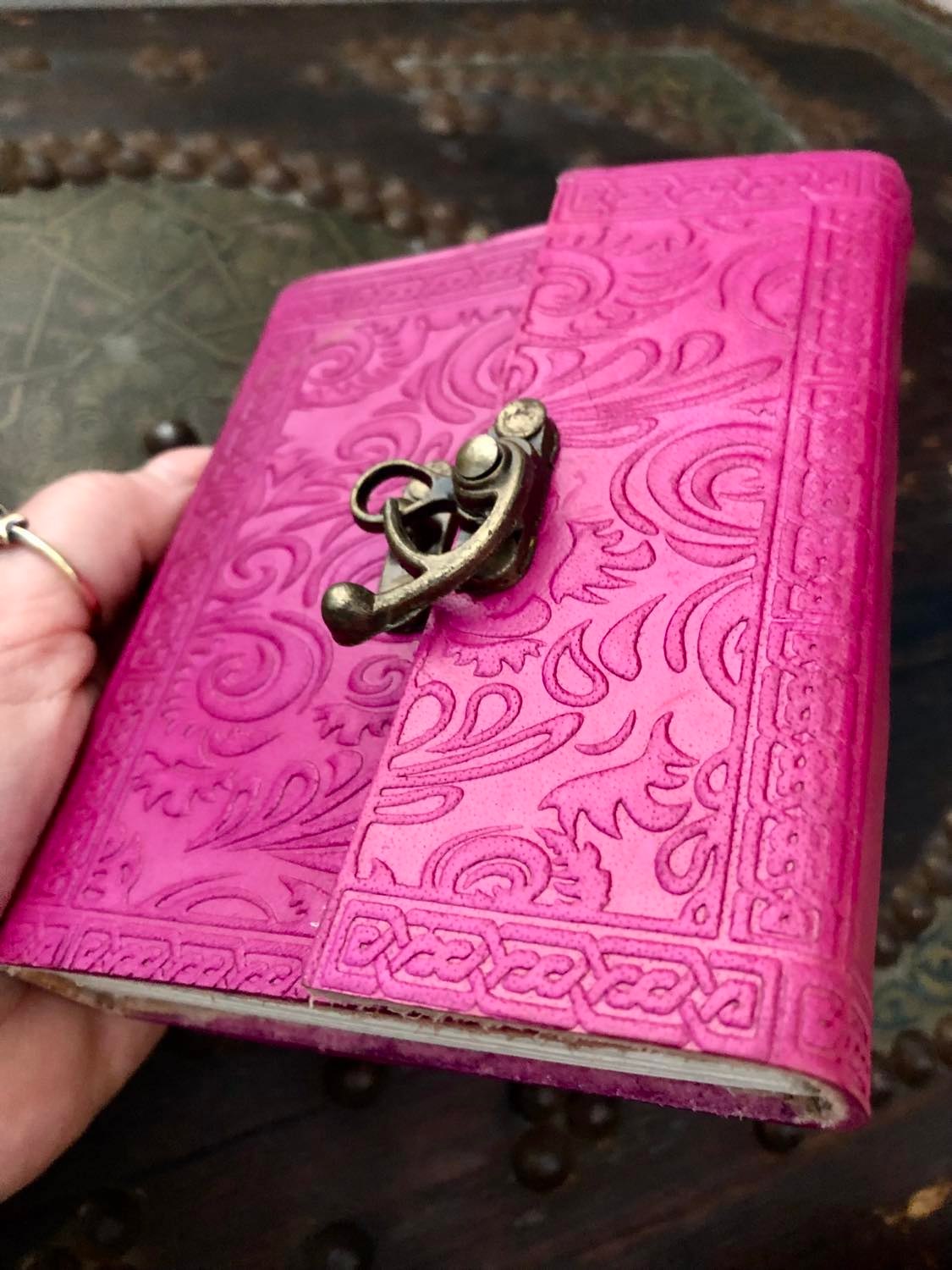 Coloured Leather Journal - Small