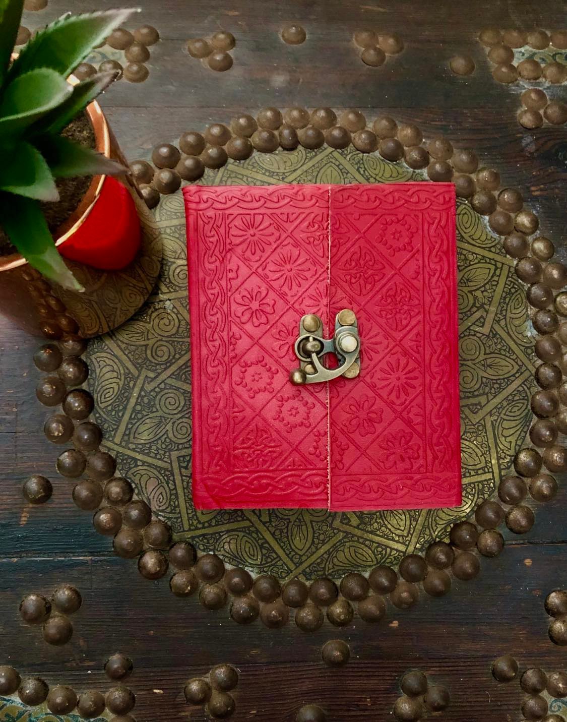 Coloured Leather Journal - Small