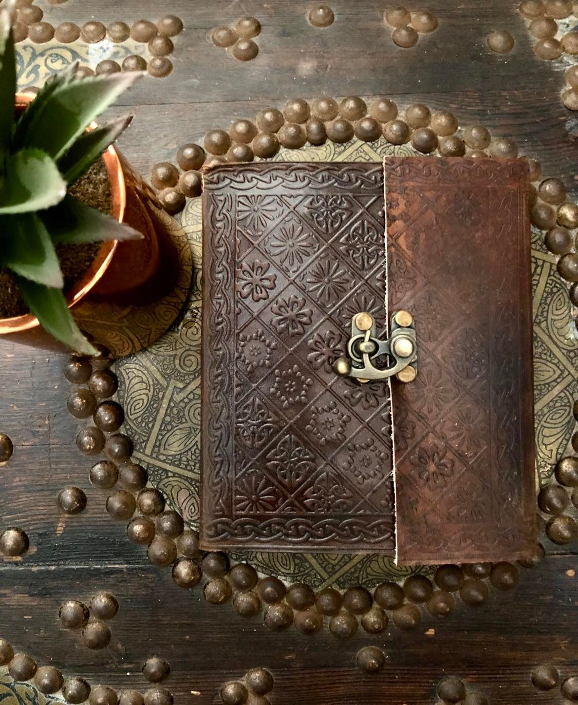 Coloured Leather Journal - Small