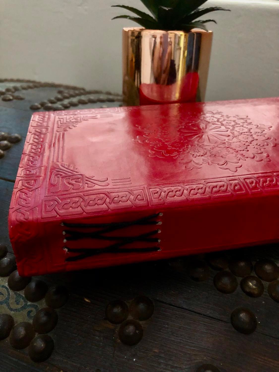 Coloured Leather Journal - Small