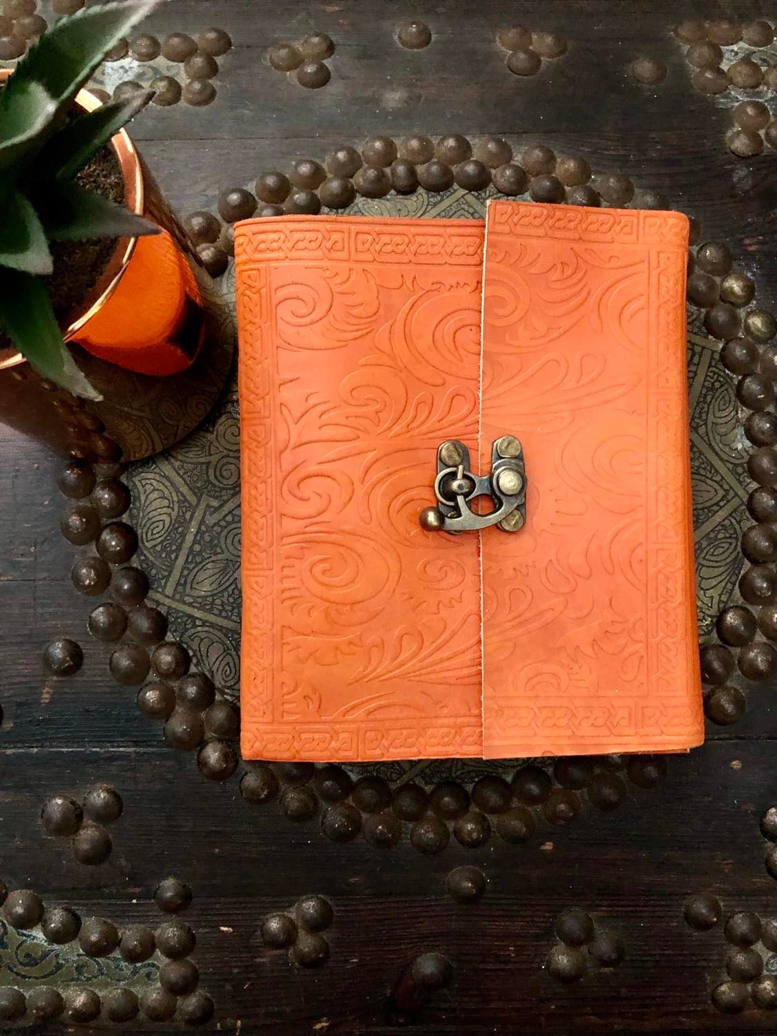 Coloured Leather Journal - Small
