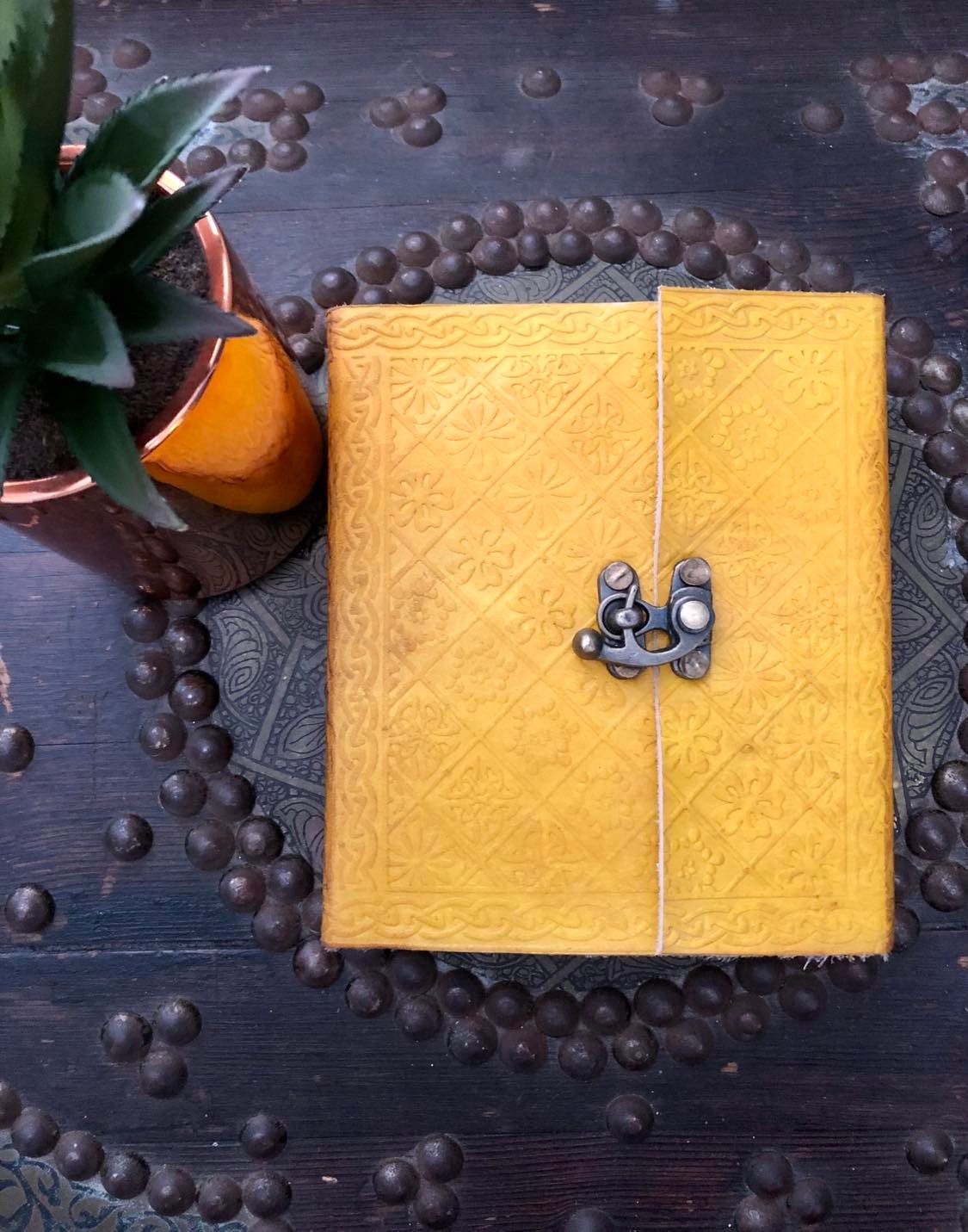 Coloured Leather Journal - Small