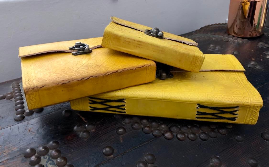 Coloured Leather Journals - Large