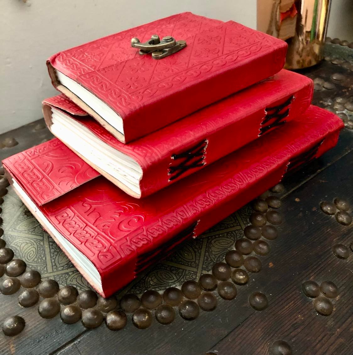 Coloured Leather Journals - Large