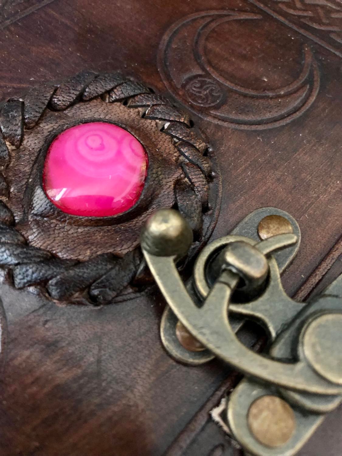 Leather Stone Journal
