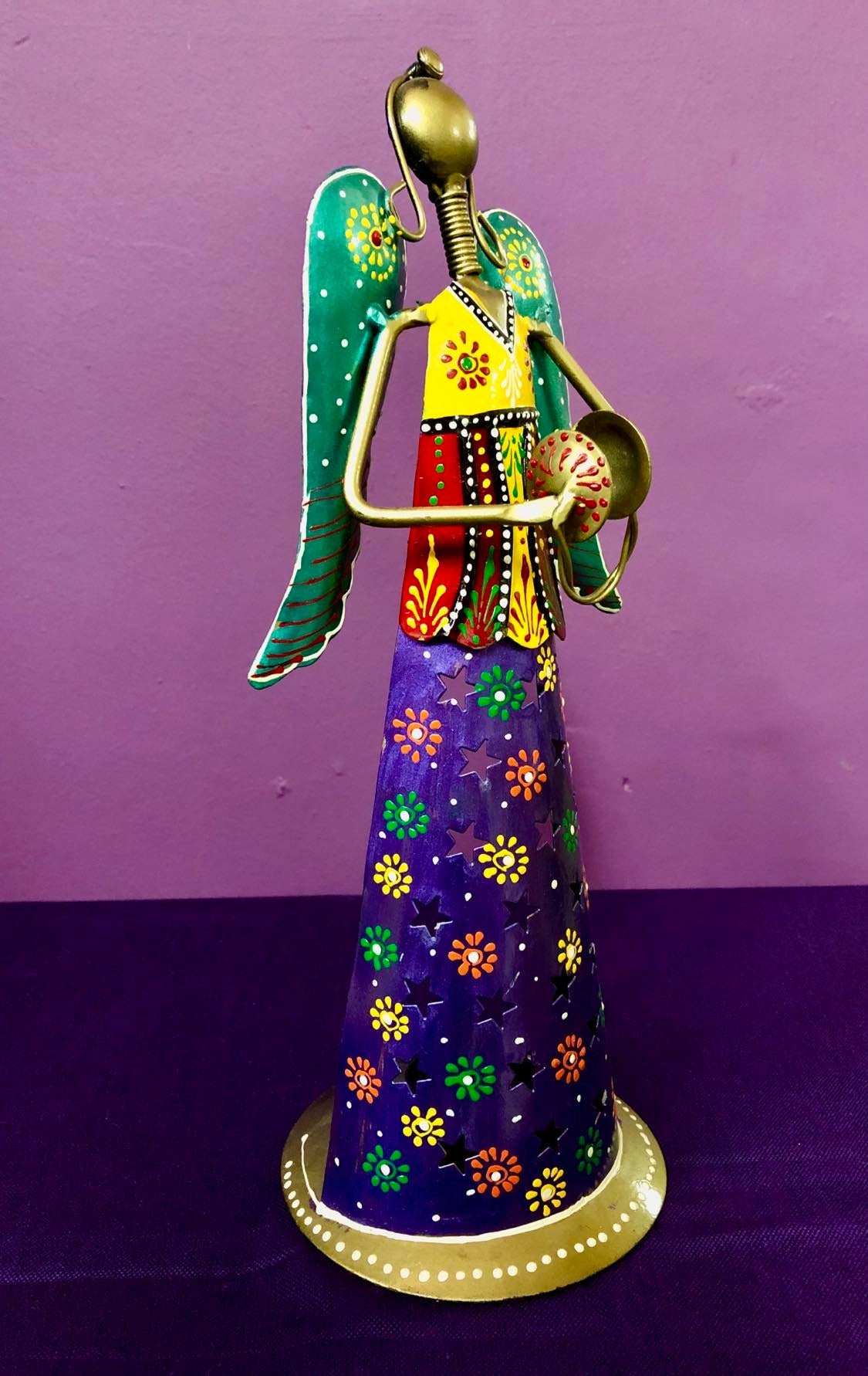Hand Painted Aluminium Angel
