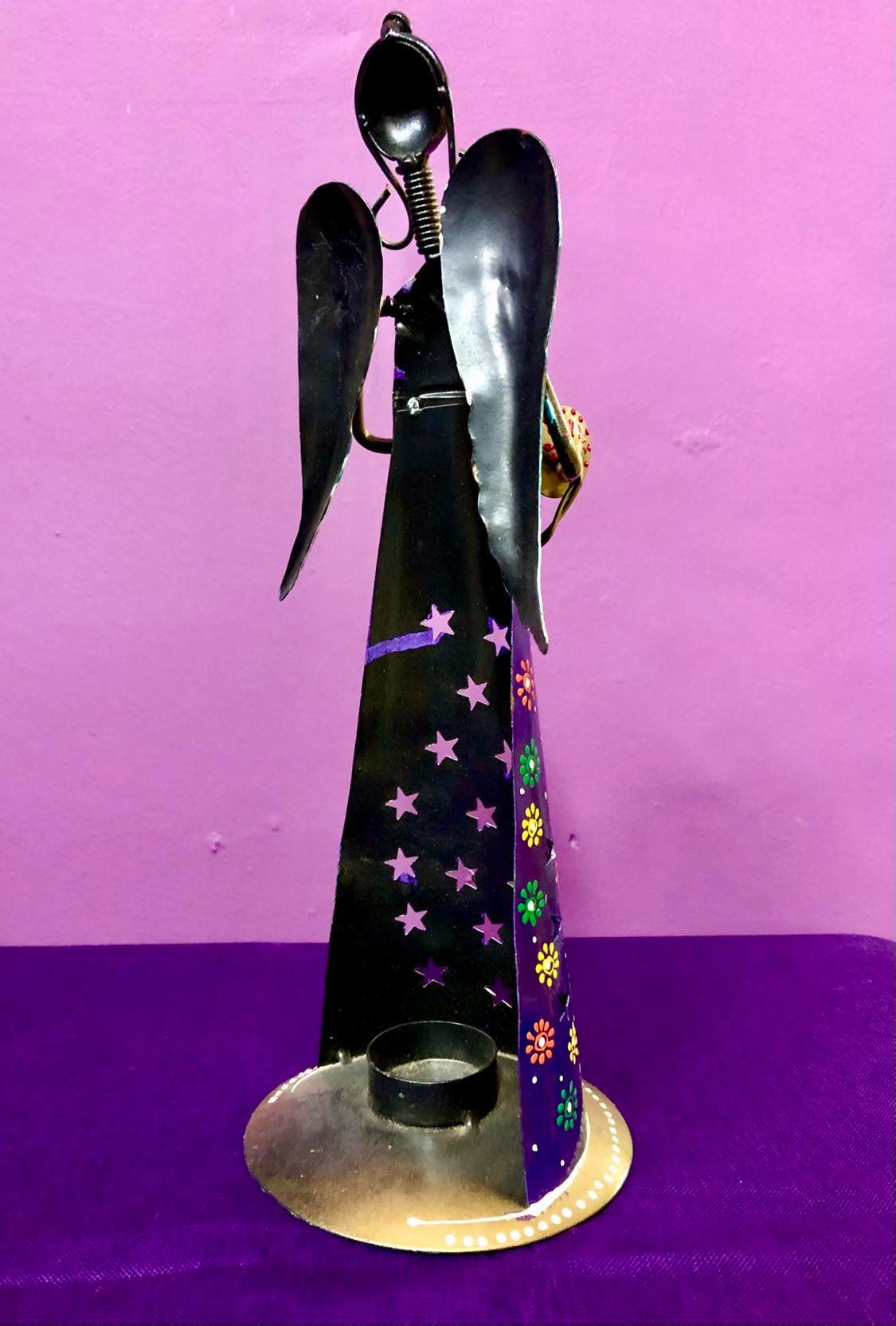Hand Painted Aluminium Angel