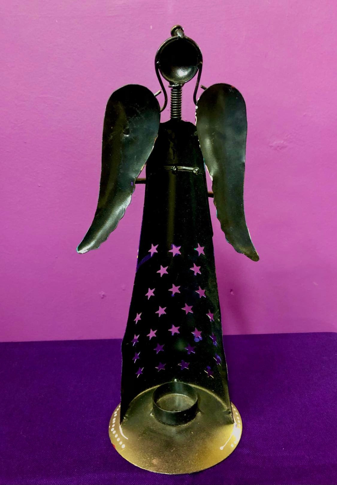 Hand Painted Aluminium Angel