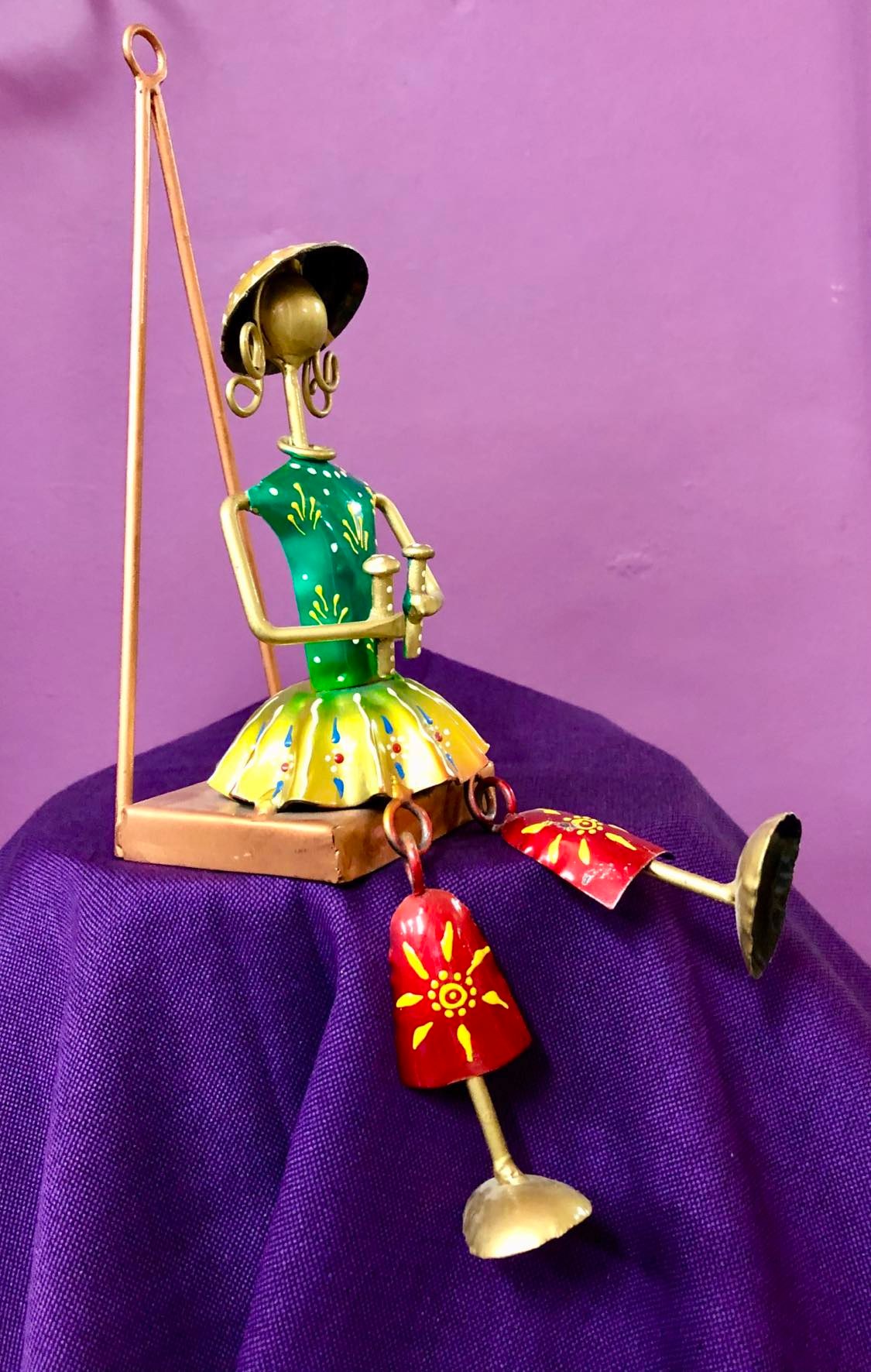 Hand Painted Aluminium Musician