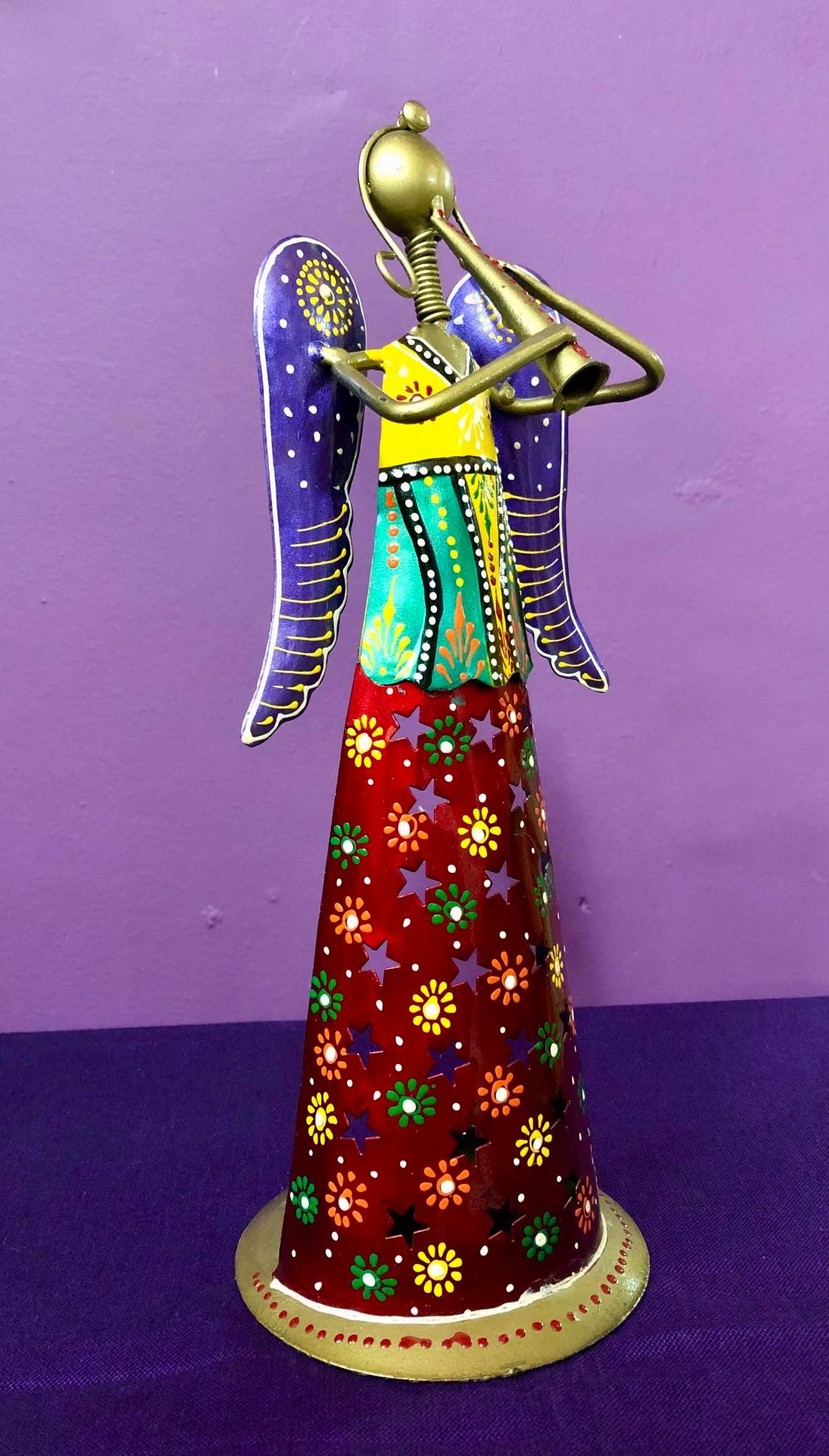 Hand Painted Aluminium Angel