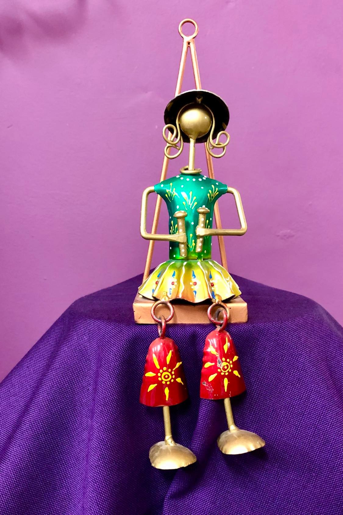 Hand Painted Aluminium Musician