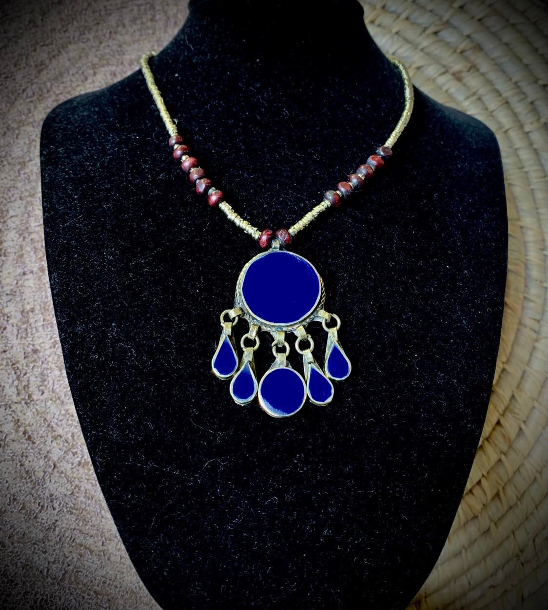 Afghan Circle Stone Necklace