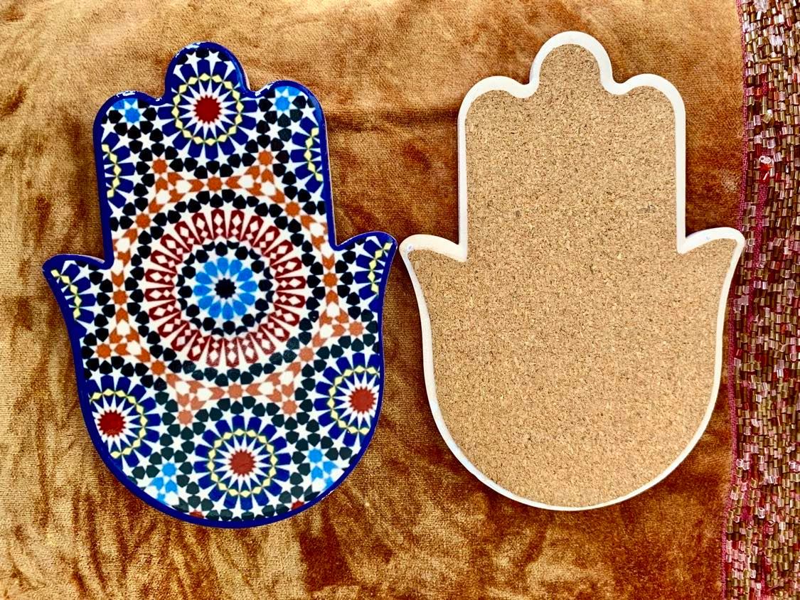 Moroccan Hamsa Ceramic Spoonrest