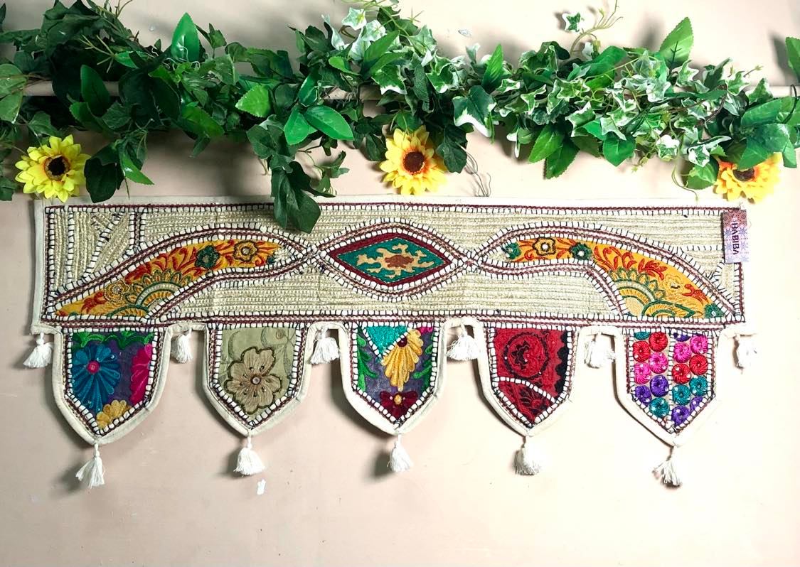 Indie Embroidered Wall Hanging