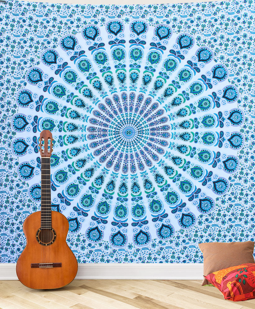 Mandala Queen Sheet Peacock