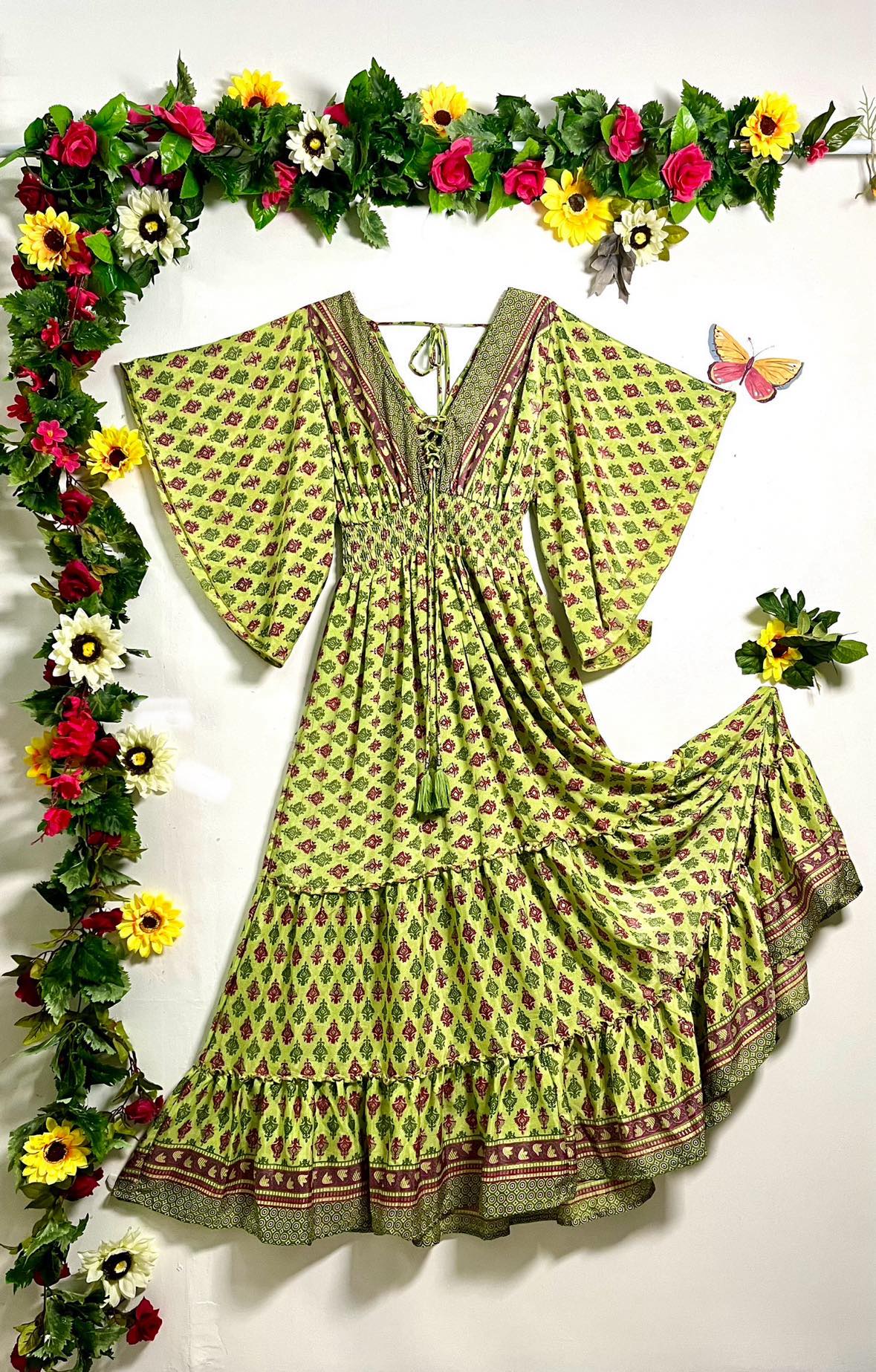 Butterfly Goddess Gypsy Dress