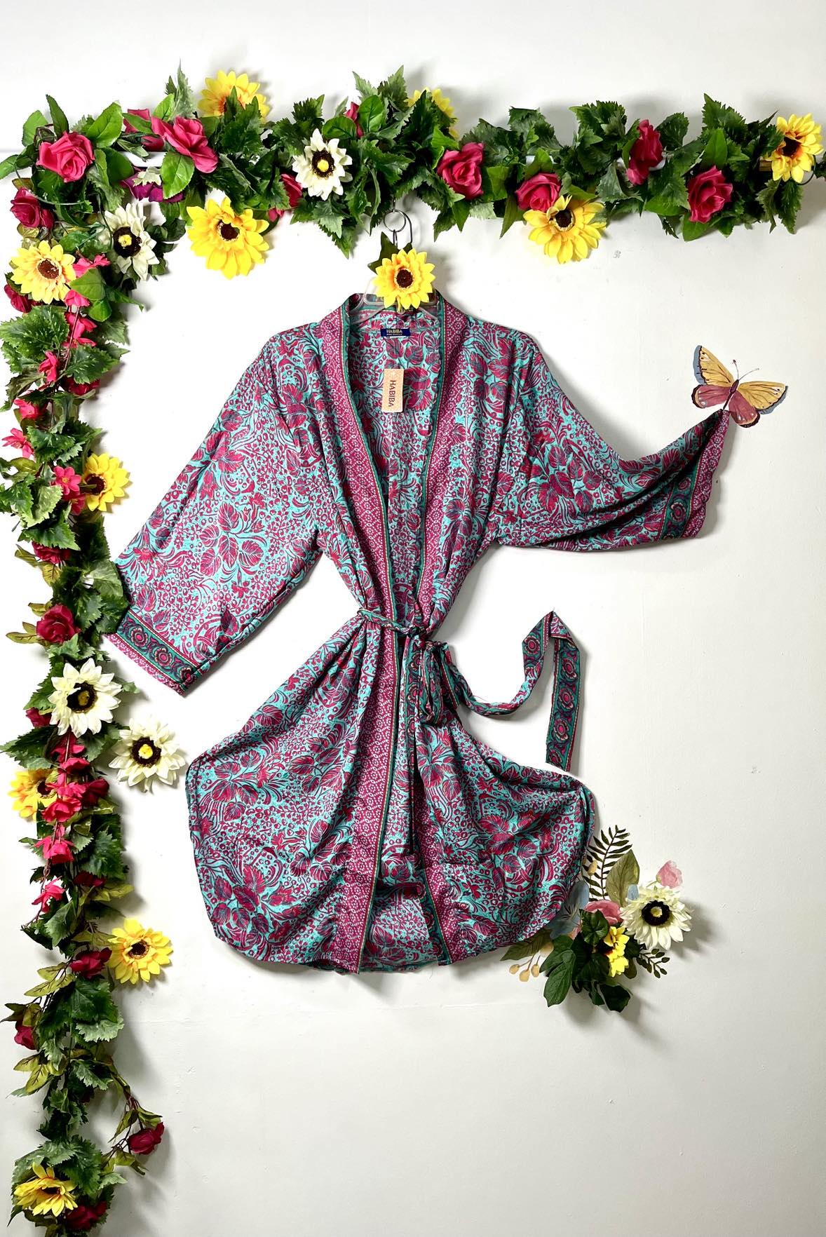 Buttersilk Short Kimono