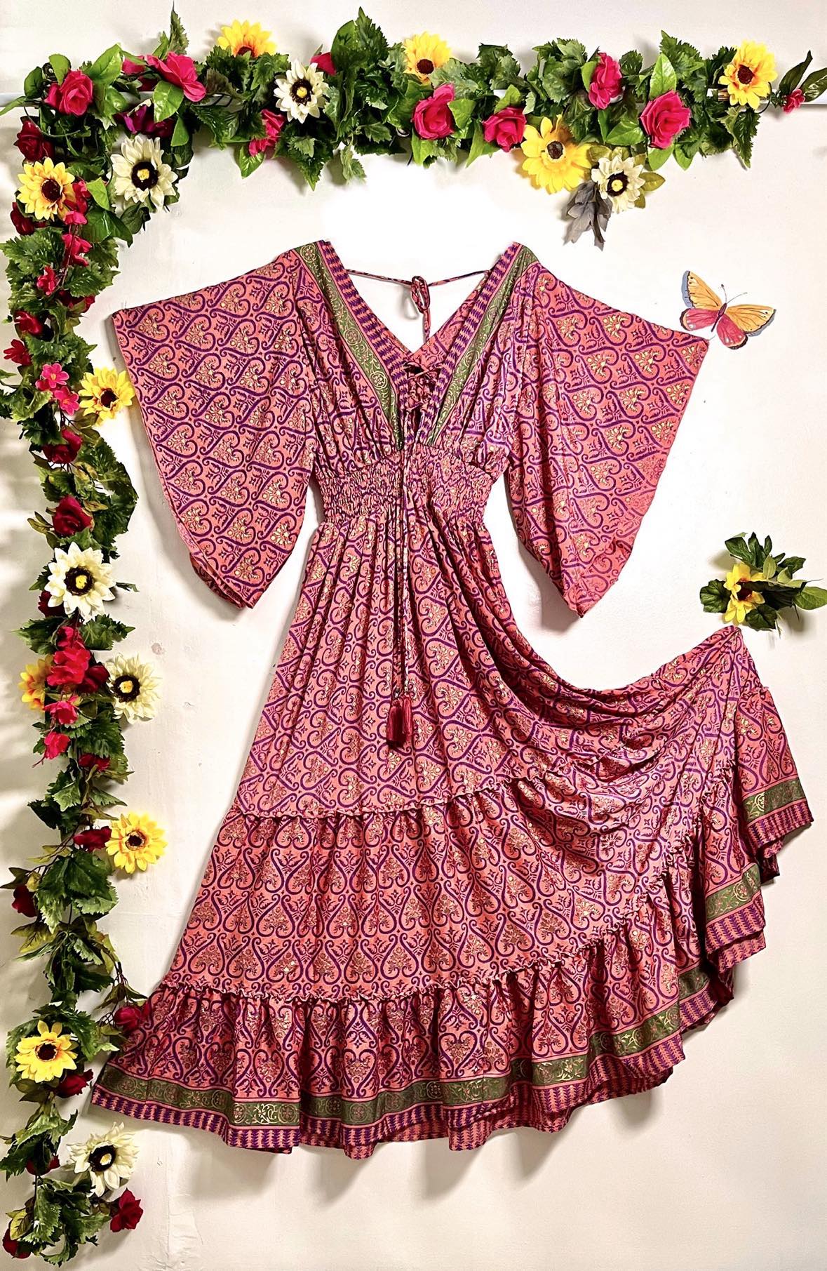 Butterfly Goddess Gypsy Dress