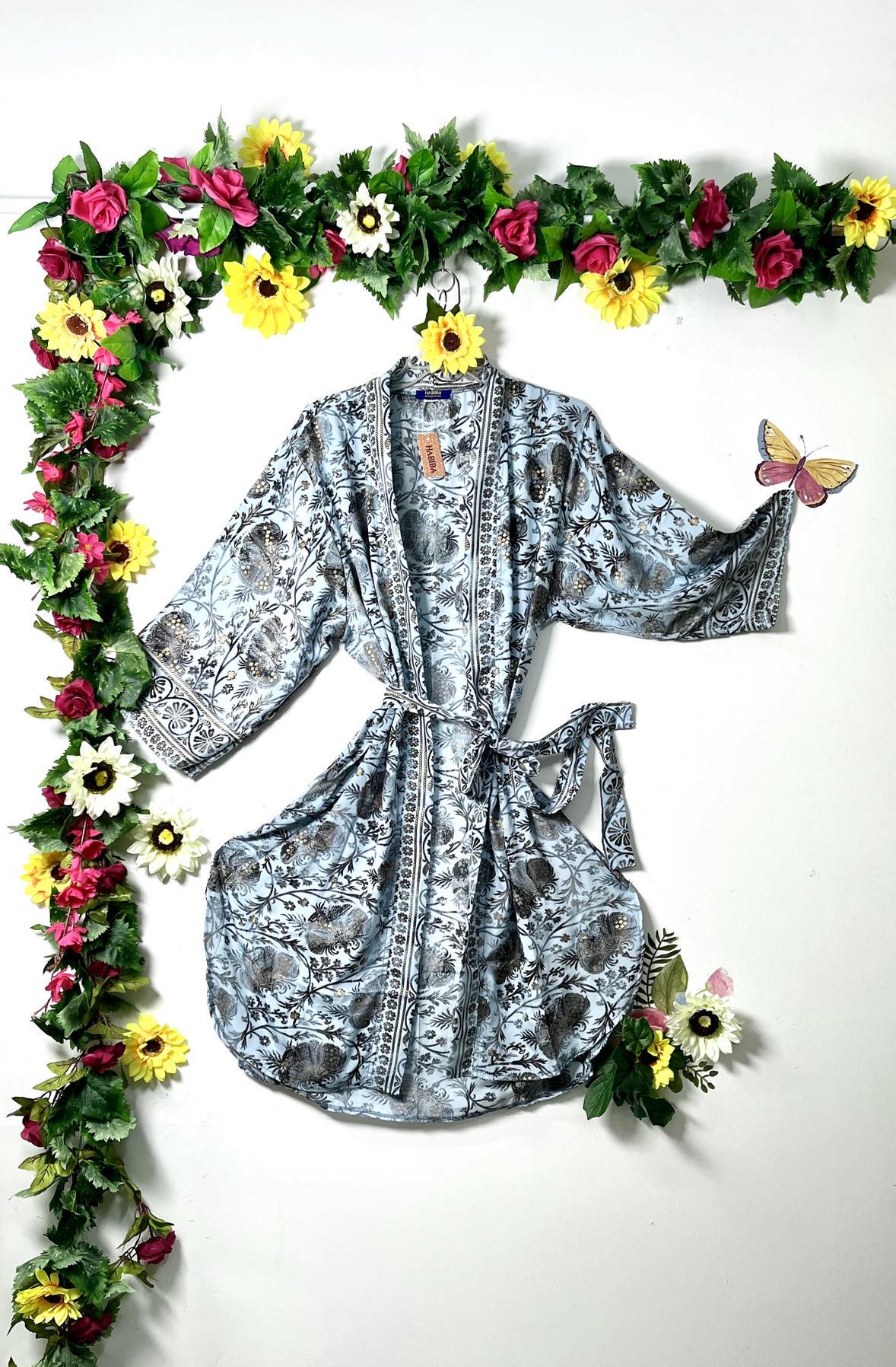 Buttersilk Short Kimono