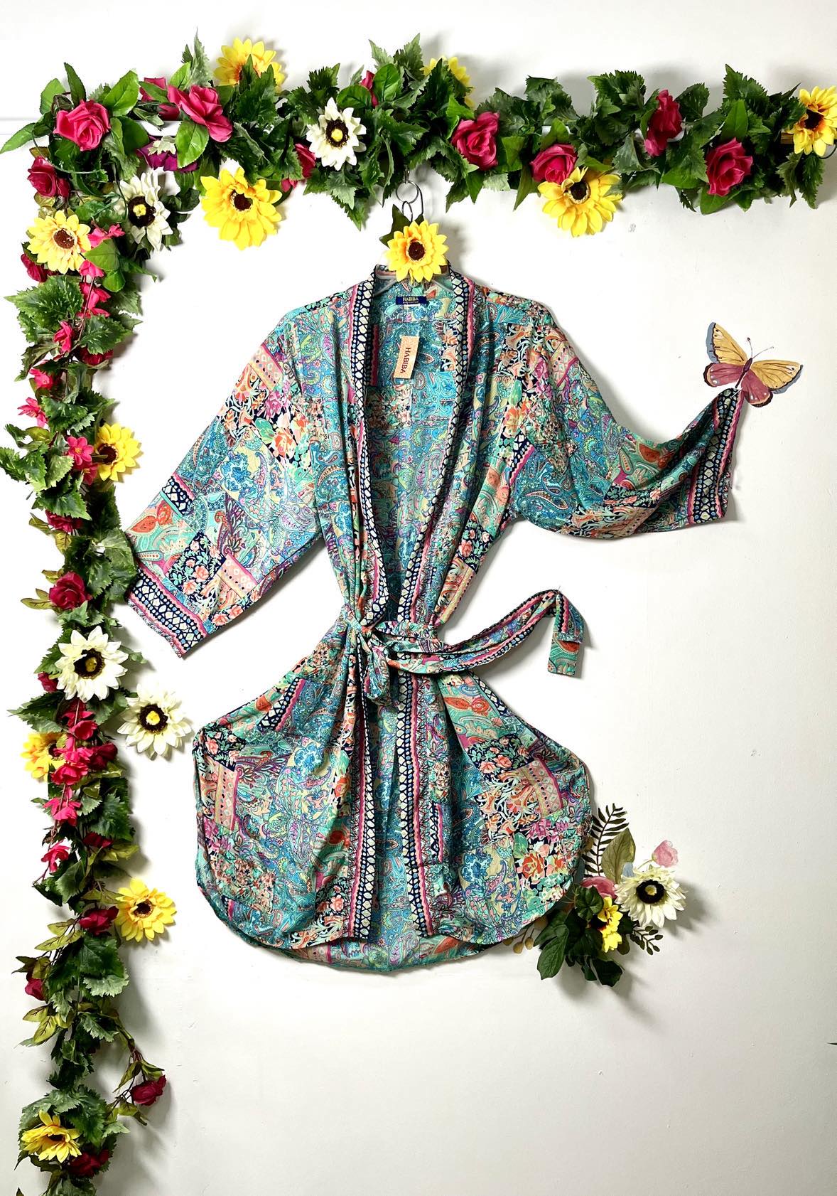 Buttersilk Short Kimono