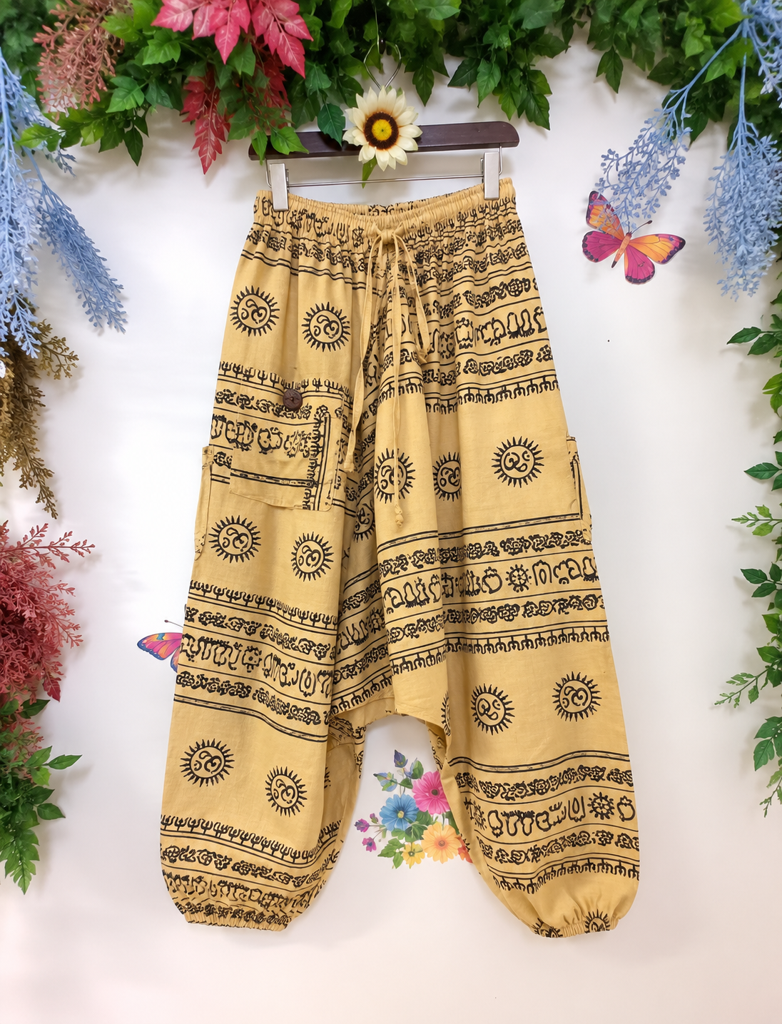 Thai Ohm Drop-Crotch Pants