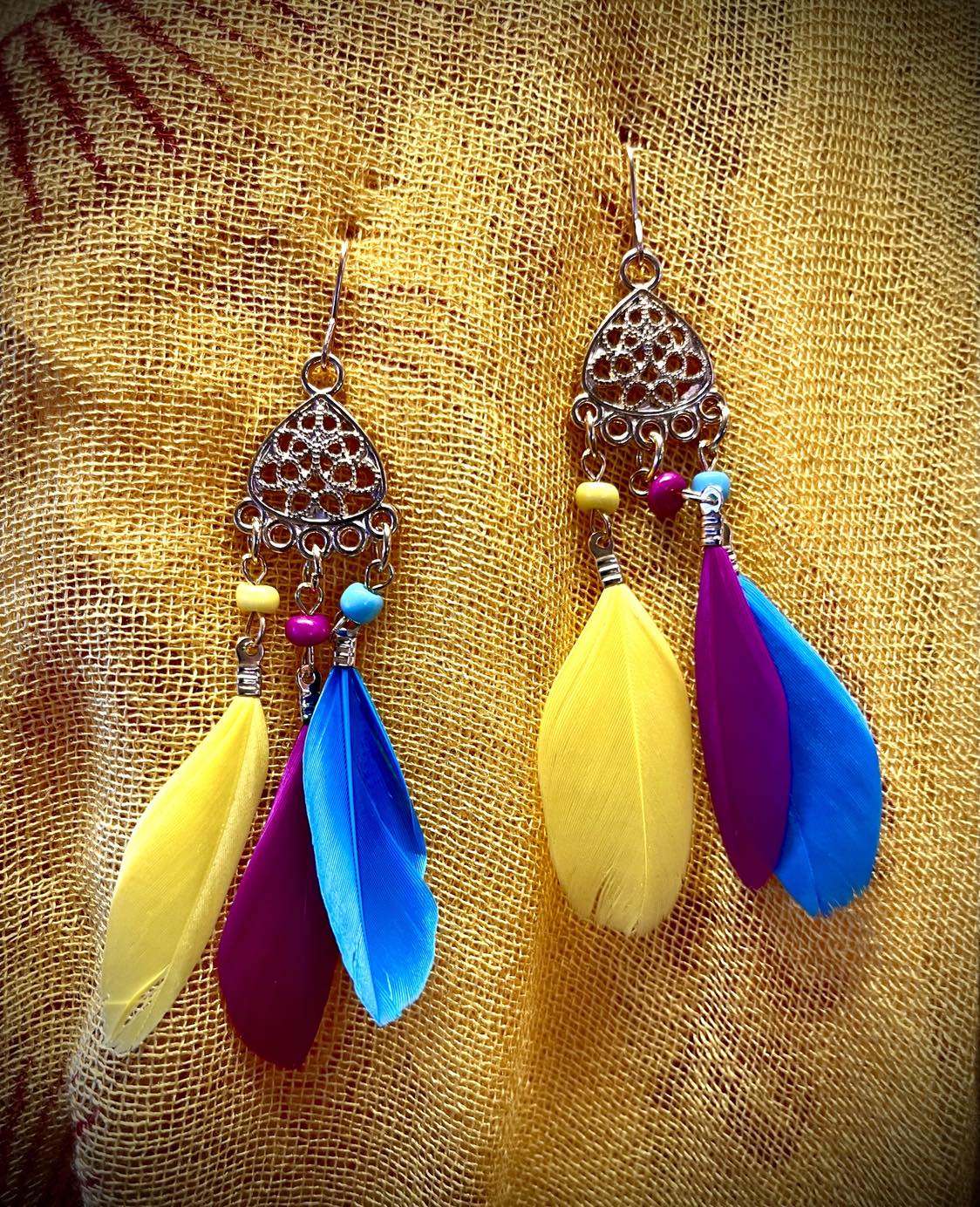 Feather Indie Earings