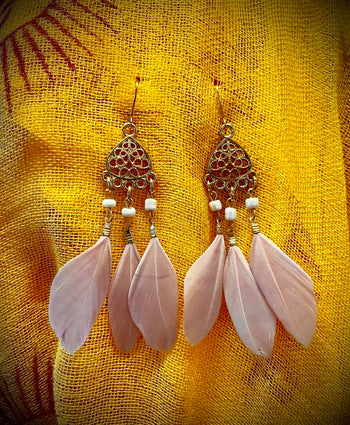 Feather Indie Earings