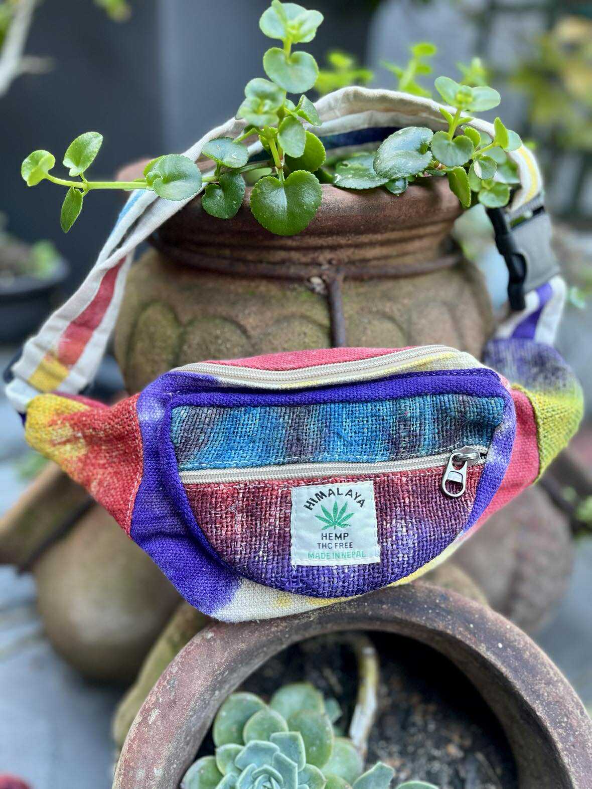 Cosmic Tie-Dye Moon Bag