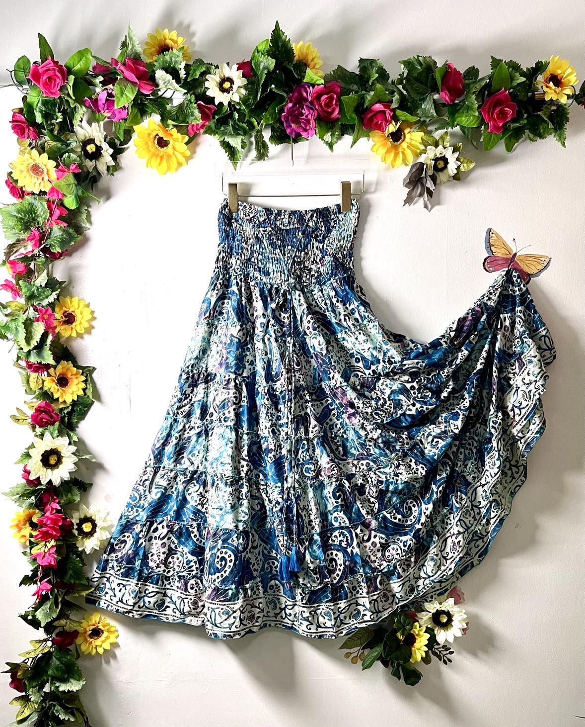 Gypsy flower skirt best sale