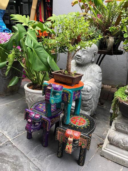 Rajasthani Meditational Elephant Stool
