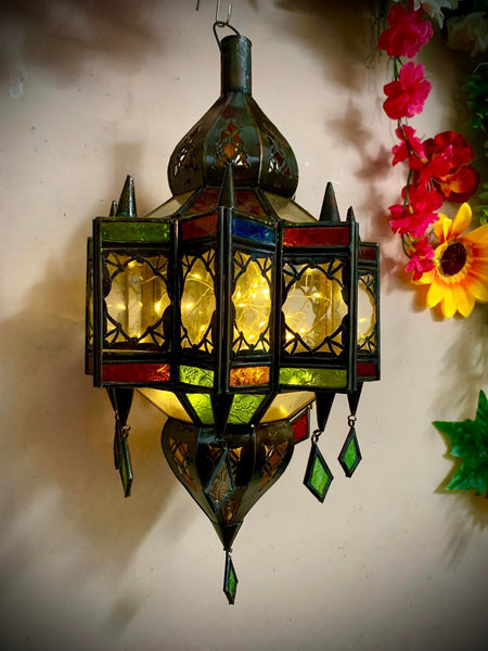 Moroccan Hanging Octagon Lantern