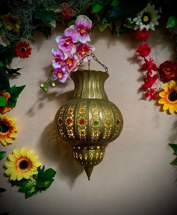 Moroccan Tulip Hanging Lantern
