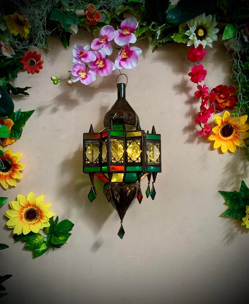 Moroccan Hanging Octagon Lantern